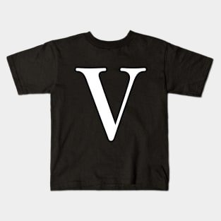 Roman Numeral 5 V Kids T-Shirt